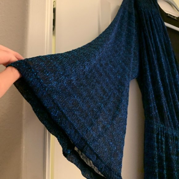 ModCloth Shining Sea Wrap Dress - 70s Vibes - Picture 2 of 5